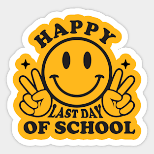 happy last day of school Sticker